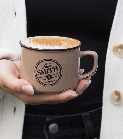 Tasse émaillée Smith - taupe