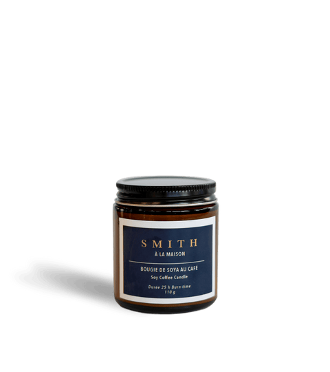Bougie soya au café