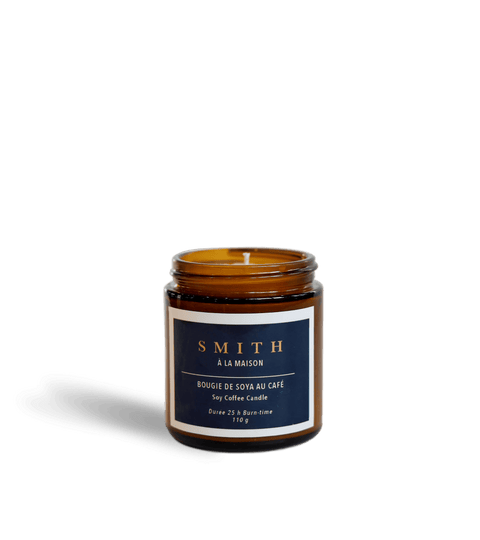 Bougie soya au café