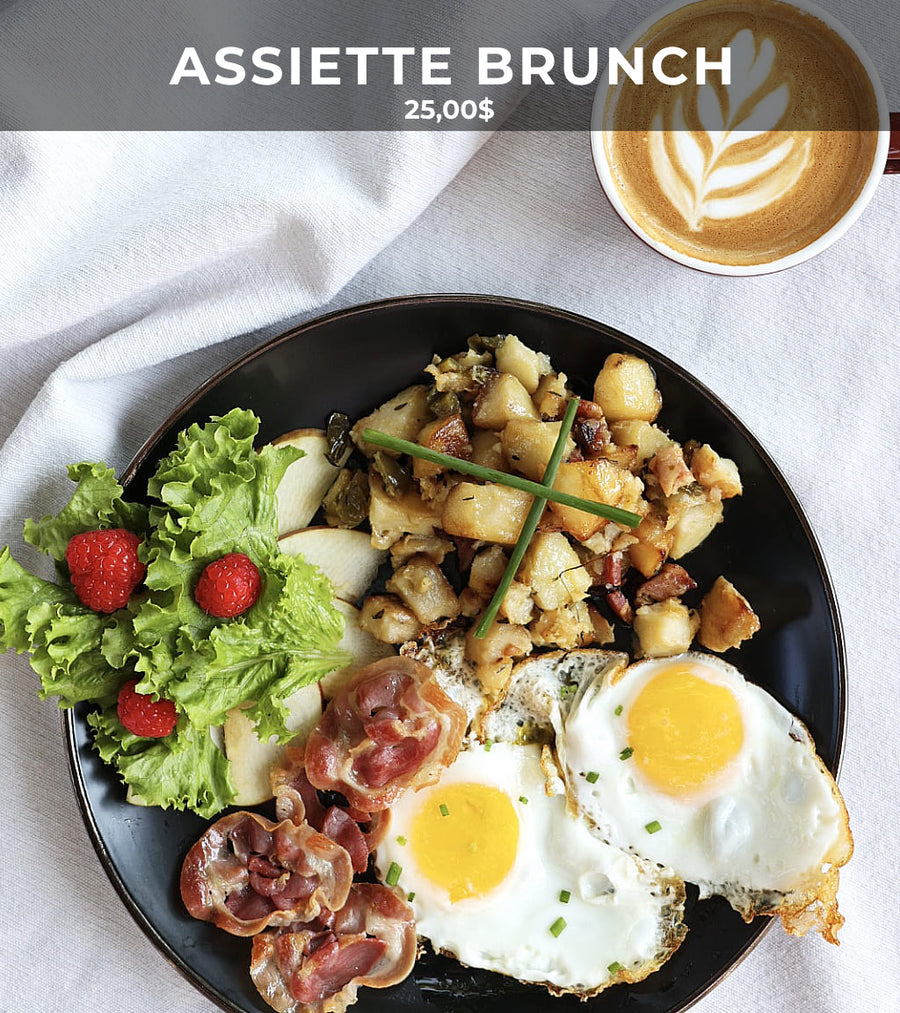 Assiette brunch - Brunch Manoir du Smith Café