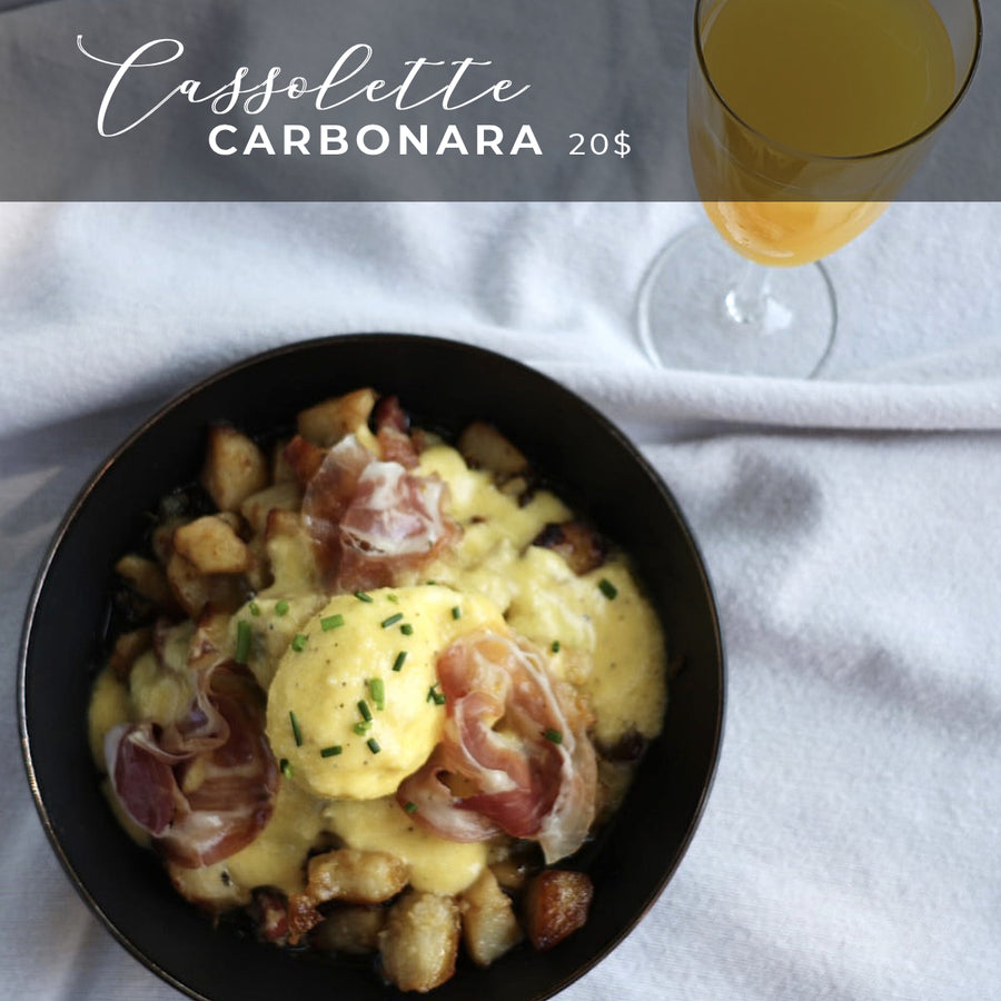 Cassolette Carbonara - Brunch Smith Charlesbourg