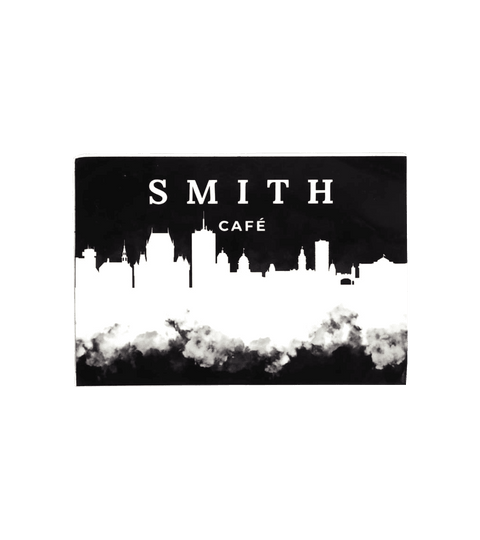 Sticker rectangle Smith Café