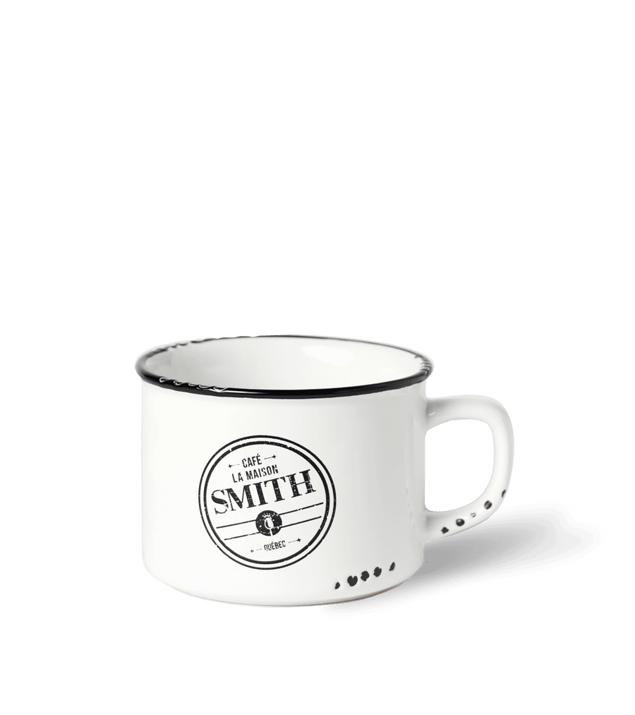 Tasse émaillée Smith - blanche