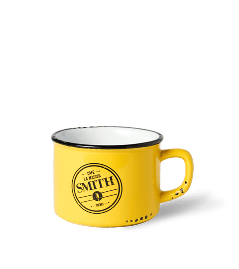 Tasse émaillée Smith - jaune