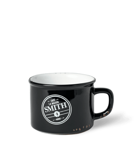Tasse émaillée Smith - noire