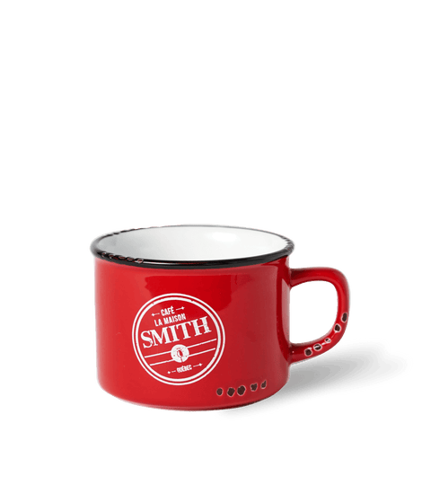 Tasse émaillée Smith - rouge
