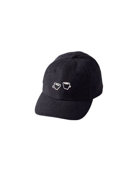 Casquette noire tasses smith café x créature