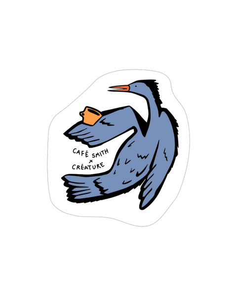Collant oiseau smith café x créature