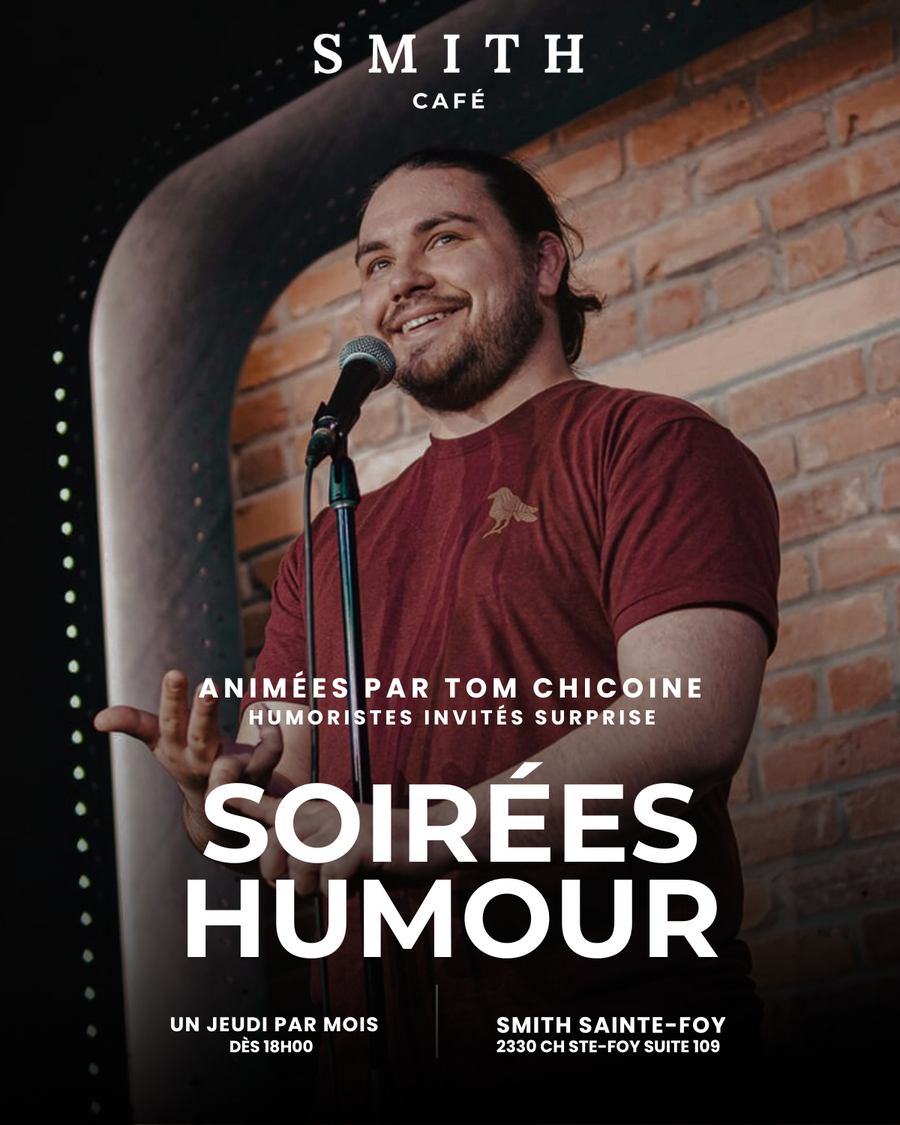 Billet d'entrée soirée d'humour | Ste-Foy