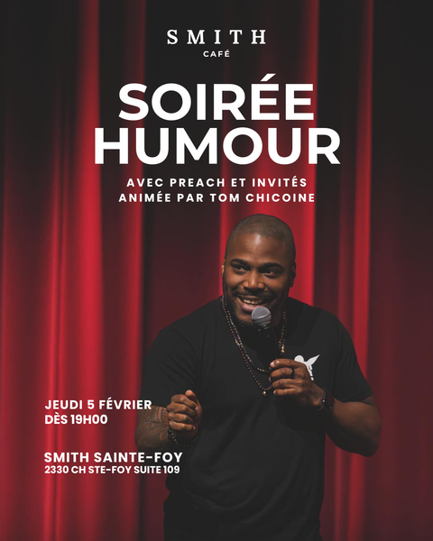 Billet d'entrée soirée d'humour | Erich Preach