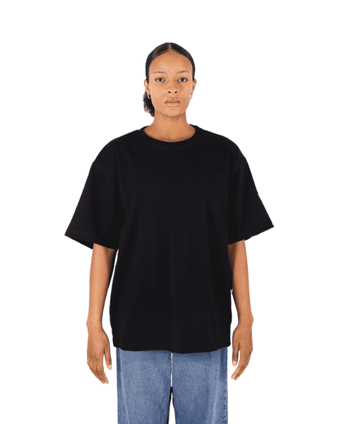 T-shirt noir oiseau devant Smith Café x créature